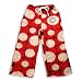 

Grandma Pajama Pants - Girls Polar Fleece Volleyball Pajama Pant, Red, White, Black