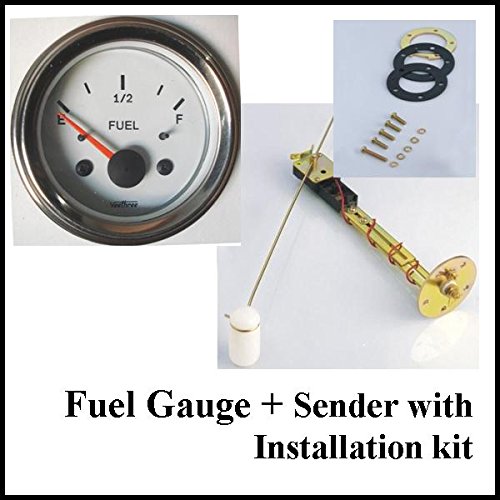 Veethree 267182 Fuel Gauge (C/W) with Universal Sender White Review ValeriycxErshova
