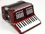 MILAN 12 Bass 25 Keys Button Box Accordion w/ Case