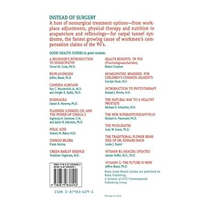 The Natural Treatment of Carpal Tunnel Syndrome