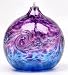 Kitras Art Glass - Oil Lamp - Hand Blown Glass - 6
