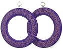 AM3523 - Purple 60mm Hoop Earrings