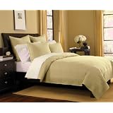 Classic Cotton Sateen Quilt Coverlet Full Queen, Ivory by Victorian Collections