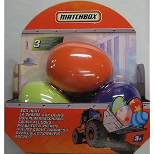 Matchbox Egg Hunt - Includes 3 Mystery Vehicles in Plastic Eggs Matchbox Egg Hunt - Includes 3 Mystery Vehicles in Plastic Eggs