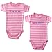 Premium Shoulder Snap Bodysuits - Girls Siblings