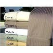 MARRIKAS 1000TC Egyptian Cotton CAL KING TAUPE PIN STRIPE Duvet Cover Set