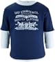 Levi's Baby Boys Layered Top - Navy, 12 Months