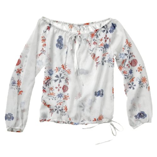 Magic Tribe Bluse Frauen, weiß/allover