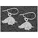 Logo Art Arkansas Razorback Sterling Silver Team Logo Dangle Earrings