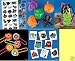 108 Pc HALLOWEEN PARTY FAVORS/RINGS/Tattoos/Goody Bags/Disk Shooters/STICKER Sheets