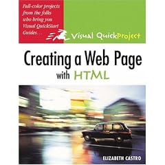 Creating a Web Page in HTML (Visual QuickProject)