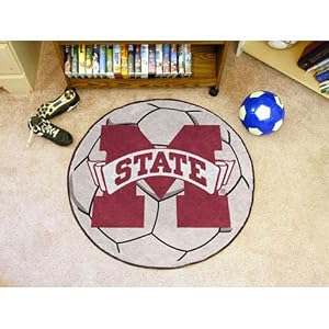 Fanmats Mississippi State Bulldogs Soccer Ball-Shaped Mats