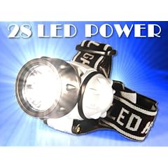 MEGA ULTRAHELLE 28LED KOPFLAMPE STIRNLAMPE