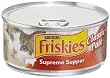Friskies Cat Food Classic Pate, Supreme Supper, 5.5-Ounce Cans (Pack of 24)