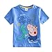 Coralup Peppa Pig And Dinosaur Tees Boys Top Cotton T-shirt