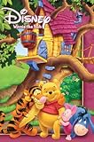Winnie the Pooh (Pooh Pals) Gold Wood-Mounted Art Poster Print - 24 X 36