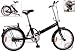New 5 Speed Black Folding Bike Bicycle Fold Compact Storage