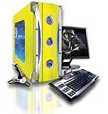 CybertronPC X-Cruiser 4000+ Yellow, AMD Athlon 64 X2 4000+ (2.1GHz), 2GB DDR2, 250GB HDD, 18X Dual Layer DVDRW Drive, Dual nVidia GeForce 256MB 7300GT Cards in SLI Configuration, 600 Watt Power Supply, MS Windows Vista Home Basic Edition, 1 Year Parts & Labor Warranty