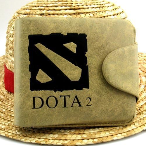 New Fashion Mens Genuine Leather Bifold Dota2 Dota 2 Wallet Purse by Fasport