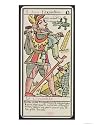 Atonement, Tarot Card, French Art Giclee Poster Print, 18x24