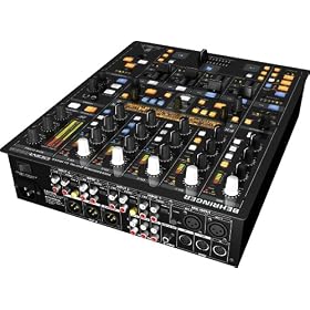 Behringer Digital Pro Mixer Ddm4000 Ultimate 5-Channel Digital Dj Mixer With Sampler, 4 Fx Sections, Dual Bpm Counters And Midi
