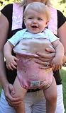 Designer Baby Carrier Cover in Pink