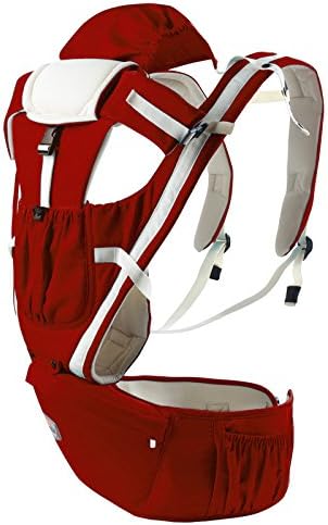 Baby Carrier Summer Organic Cotton Infant Backpack Kid Carrier Baby Sling Baby Carrier Activity Gear Child Chicco Baby Wrap(Red)