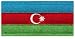 Azerbaijan Flag Embroidered Patch Iron-On Azerbaijani National Emblem