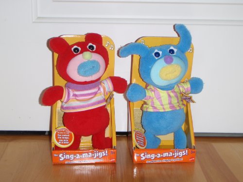 51CabQgRgoL Fisher Price Sing a ma jig Double Pack (Red and Blue)