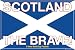 Scotland - the Brave Soccer Poster