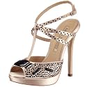 Buffalo Satin Bonin Drill 17119-663, Damen Sandalen/Fashion-Sandalen