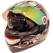 Motorcycle Street Bike Dual Lens/Double Shields Full Face Helmet Black