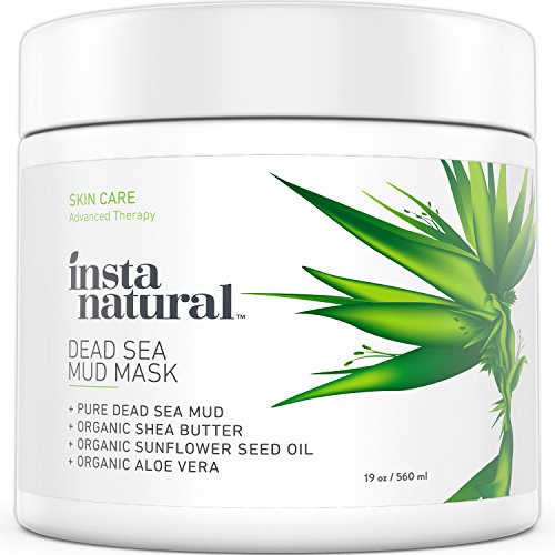 Instanatural dead sea mud mask - reduce facial pores - organic fo…