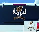 Wisconsin Badgers 12 Camo Deer Decal