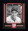Ted Williams Boston Red Sox MLB Framed Photograph B&W Portrait with Team Medallion