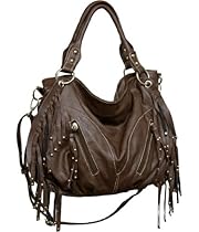 Hot Sale Chocolate Brown Large Crossbody Tracey Hobo