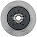 ACDelco Gold 18A399 Black Hat Front Disc Brake Rotor and Hub Assembly