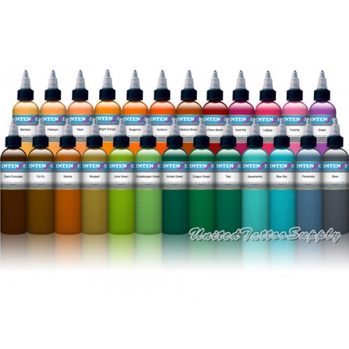 Price Comparisons Intenze Tattoo Ink 25 Color Set 1 oz bottle High