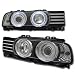 BMW 5 Series Headlights Euro Projector Halo Headlights with built in Signal Lights 1989 1990 1991 1992 1993 1994 1995 1996 89 90 91 92 93 94 95 96
