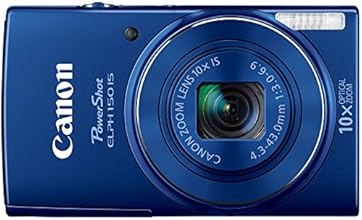 Canon PowerShot ELPH 150 IS Digital Camera (Blue)