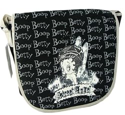 Betty Boop Messenger Bag - Biker Betty Book Bag