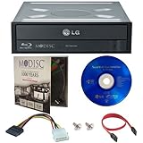 LG WH16NS40 16X Super Multi M-Disc Blu-ray BDXL CD DVD Internal Burner Writer Drive + FREE 1pk Mdisc + Cyberlink Software + Cables & Mounting Screws