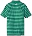 adidas Golf Men's Puremotion 2 Color Stripe Jersey Polo, Amazon/White, Small