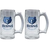 Hunter Memphis Grizzlies 2 Pack Glass Sport Mugs