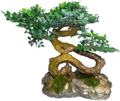 UP81 -15" x 15" Artificial Forever Green Elm Bonsai (The Only True Indoor Bonsai)