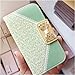 Umiko(TM) Mint Green Lace iPhone 4 Case, Fashion Bow Lace Green Leather Wallet Credit Card Flip Stand Skin for Girls Case Cover Apple iPhone 4 4S