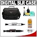 Precision Design 2000 Deluxe SLR Gadget Bag/Case + Lens & LCD Screen Cleaning System for Canon Rebel T3, T3i, T1i, T2i, EOS 60D, 5D, 7D, Nikon D3000, D3100, D5000, D5100, D7000, D300s, Olympus Evolt E-5, E-30, E-620 & Sony Alpha A560, A580, A33, A35, A55