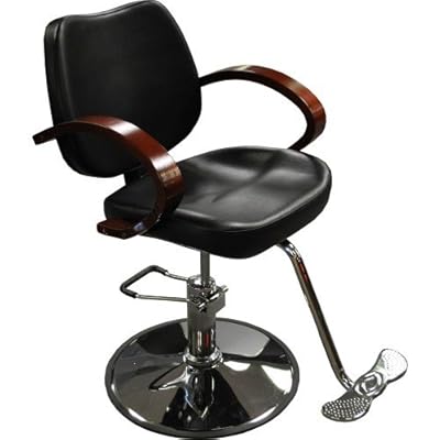 Classic Hydraulic Barber Chair Styling Salon Beauty Wooden Arm