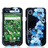 Blue Flowers Design Crystal Hard Skin Case Cover for Samsung Galaxy S 4G Ph ....
