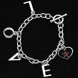 MLB Touch by Alyssa Milano Houston Astros Ladies Love Chain Charm Bracelet